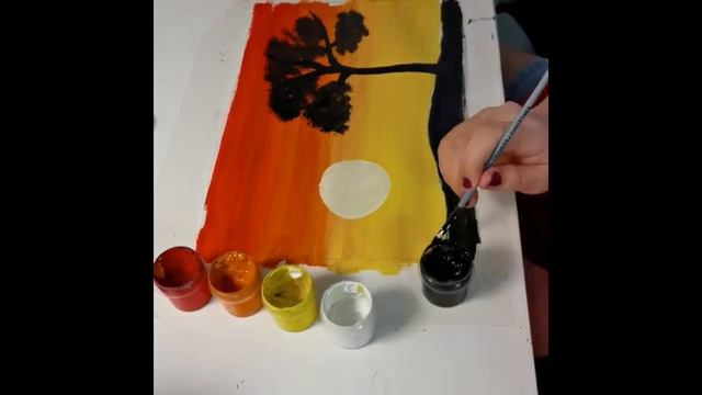 Как сделать красивую картину за 4 минуты!?😉 смотреть онлайн