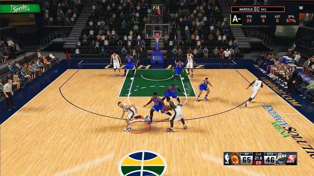 NBA 2K15 PC My career - Utah Vs. Knicks, duelo dos piores... смотреть онлайн