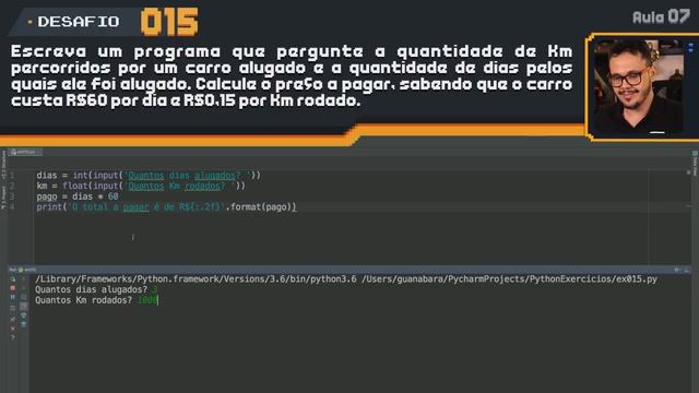 Exercício Python #015 - Aluguel de Carros смотреть онлайн