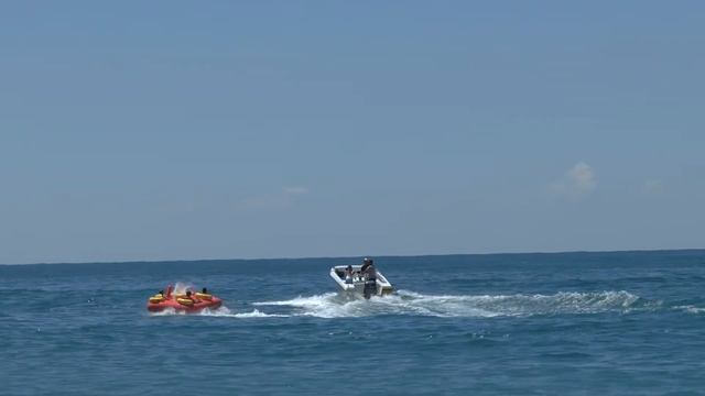Пляж пансионата "Горный воздух" в посёлке Лоо. Город Сочи. смотреть онлайн
