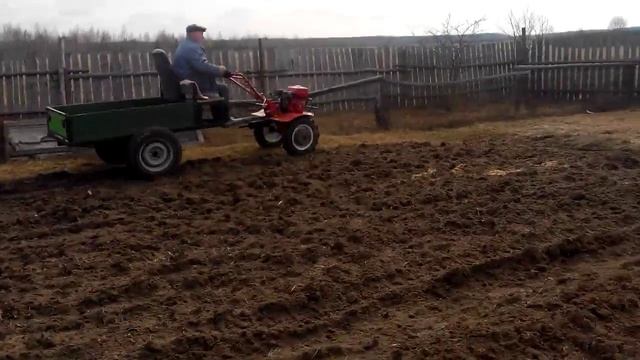 Мотоблок с прицепом своими руками смотреть онлайн