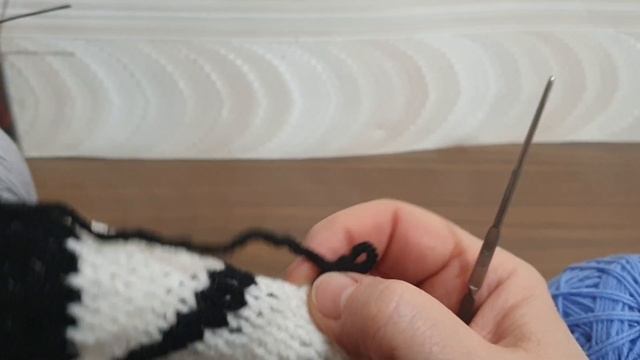 АЙКОРД по краю изделия КРЮЧКОМ