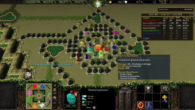 LUCKY GET 2 GREAT TOWER - GEM TD - WARCRAFT 3 REFORGED Indonesia смотреть онлайн