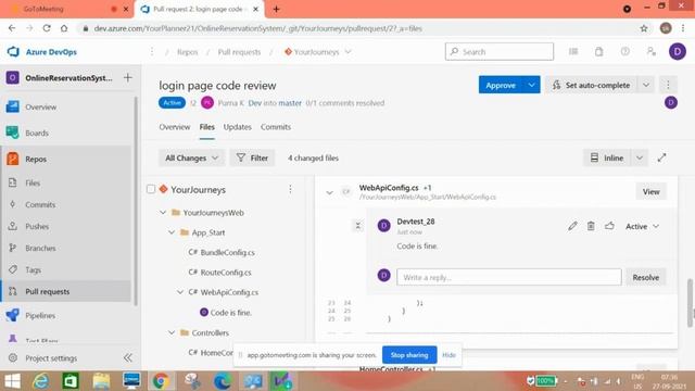 13 Azure Repos - Pull Request (workflows, approval process and others), Branch Policies смотреть онлайн