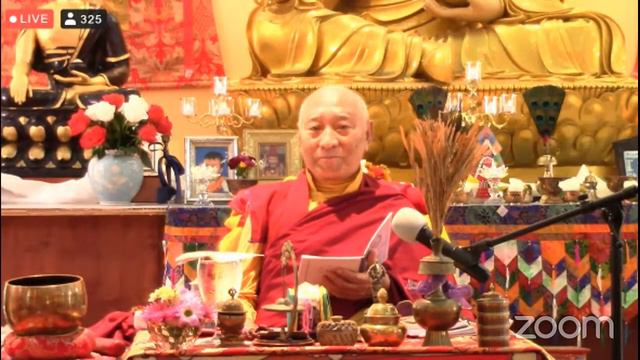 Цеванг Донгьял Ринпоче "Наставления по практике Дзогчен" 23.01.2022 смотреть онлайн