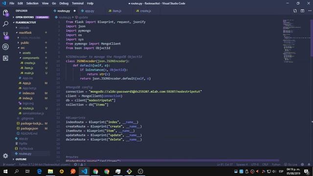 React / Hooks / Flask / MongoDB #4 ( Updating and Deleting ) смотреть онлайн