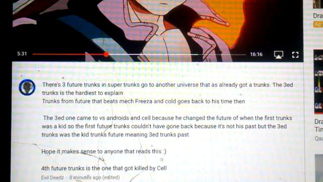 DragonBall Theory of 4 Future Trunks Short and Simple :) смотреть онлайн