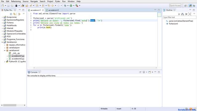 Serialización xml en python смотреть онлайн