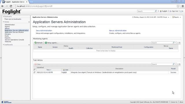 Foglight - Java agent Tomcat configuration смотреть онлайн