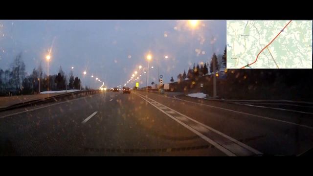 Трасса М1 Москва - Минск Март 2016 ( x16 ) смотреть онлайн