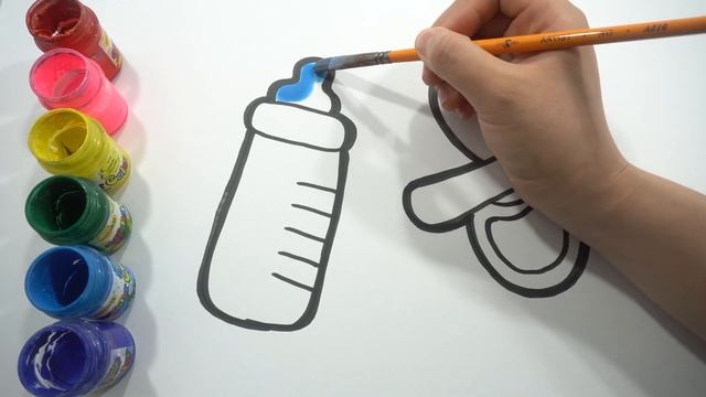 Как нарисовать НАБОР МЛАДЕНЦА мультик раскраска НАБОР МЛАДЕНЦА для детей Раскраски малышам смотреть онлайн