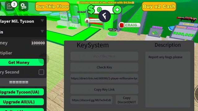 *FE* Inf Money Tycoon Script Roblox Script Hack | Fluxus / Hydrogen / Delta / Arceus X Script смотреть онлайн
