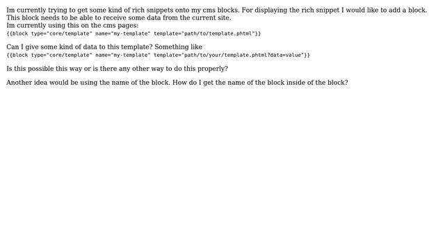 Magento: Programmable Blocks give input variable смотреть онлайн