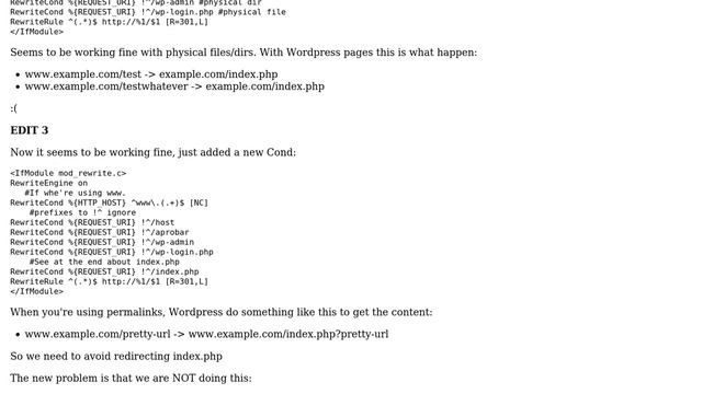 Wordpress: Redirect Wordpress MS to no-www version, excepting some dirs and prefixes смотреть онлайн