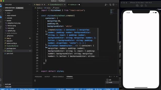 React Native Tutorial 27 - Building A Custom Button In React Native смотреть онлайн