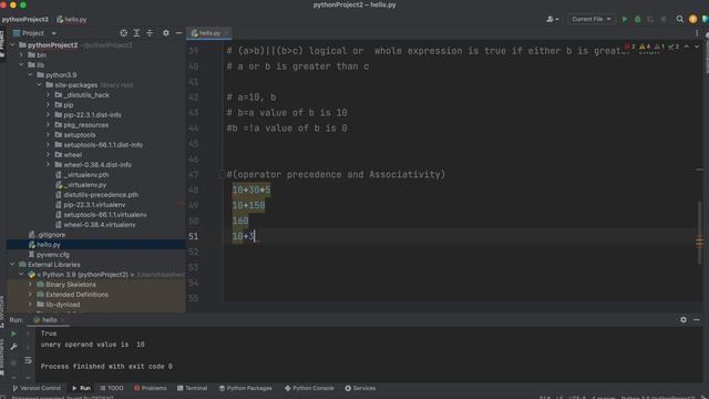 Python for beginners |PythonPart3: UnaryOperator|Logical Operators|Operator Precedence|Concatenatio смотреть онлайн