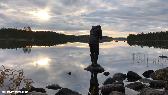 Northern Karelia. Sunset fishing. Original sound / Северная Карелия. Рыбалка на закате смотреть онлайн