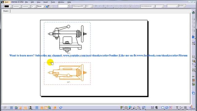 Catia V5 Drafting|Individual vw|Offset Section View(ISO & 3rd Angle)|Beginner's Tutorials смотреть онлайн