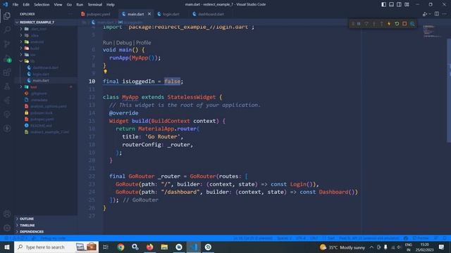 #8 || Go Router Redirect || Flutter Go Router Tutorial смотреть онлайн