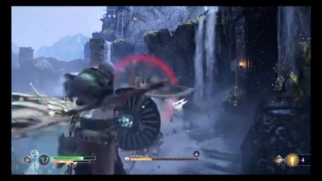 God of War 4 Valkyrie Queen Boss Fight смотреть онлайн