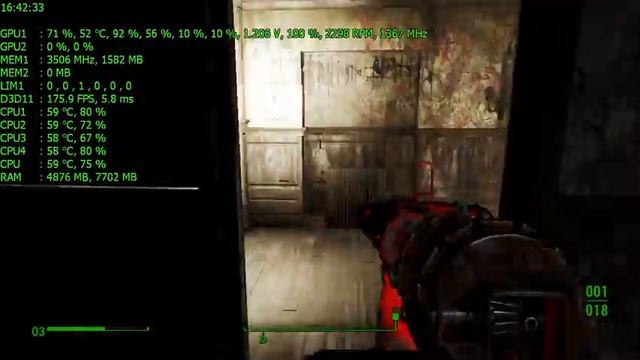 Тест FPS в игре "Fallout 4" Intel core i5-4460 3.20GHz Nvidia Geforce GTX 960 2 gb смотреть онлайн