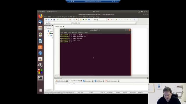 Creating a TCP Server in C++ [Linux / Code Blocks] смотреть онлайн