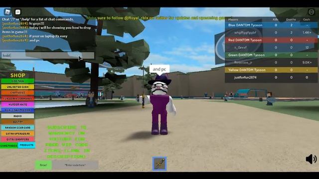 how to drop items in roblox!!!! смотреть онлайн