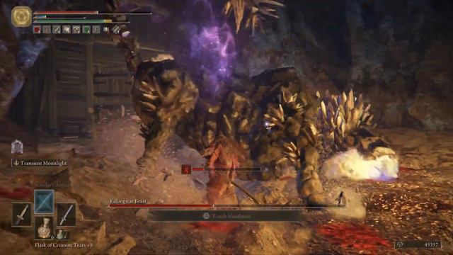 ELDEN RING Fallingstar Beast Boss Kill - Samurai Dual Katana Build - PS5 Gameplay смотреть онлайн