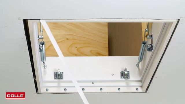 DOLLE clickFIX® 76G loft ladder assembly video Insulated Loft Ladder – with no thermal bridges смотреть онлайн