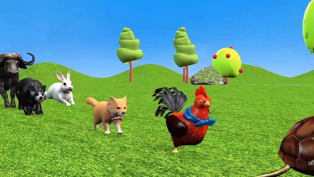 5 Giant Duck, Monkey, Piglet, Chicken, Dog, Elephant, Tiger, Sheep Transfiguration Funny Animal 202