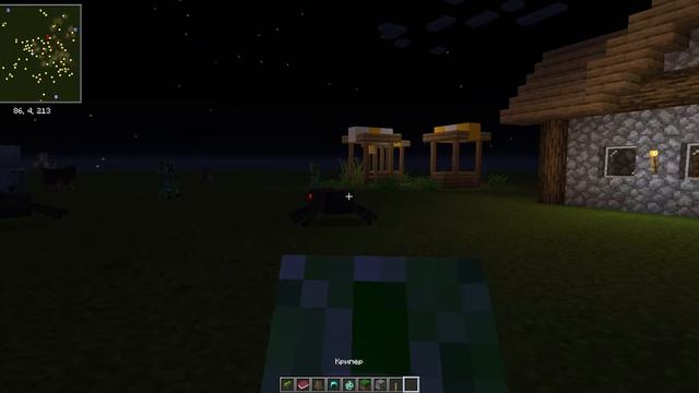 Майнкрафт. Скелет катается на пауке. смотреть онлайн