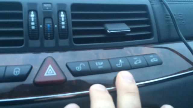 Mercedes W220 S500 Скрытые функции панели приборов