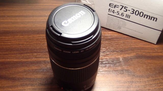 Canon EF 75-300 mm f/4-5.6 III - телеобъектив для зеркального фотоаппарата. смотреть онлайн