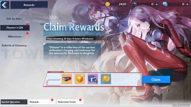 How to claim Pre-Registration Rewards Tower of Fantasy смотреть онлайн