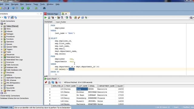 [31] Oracle SQL - Sub Query смотреть онлайн
