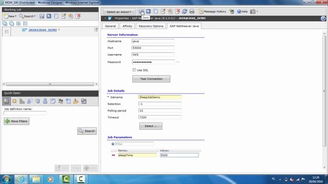 IBM Workload Scheduler integration with SAP NetWeaver Java смотреть онлайн