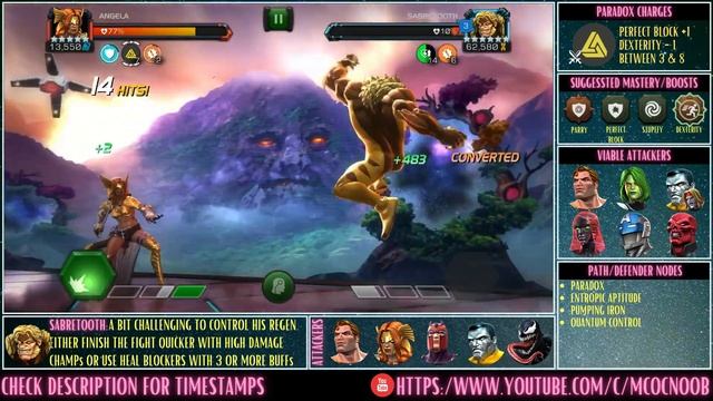 MCOC: Act 7.3.1 - Paradox, Entropic Aptitude, Quantum Immunity & Pumping Iron - Red Goblin - Guides смотреть онлайн