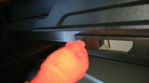 извлечение замка из бокса Thule с помощью "мастер" ключа