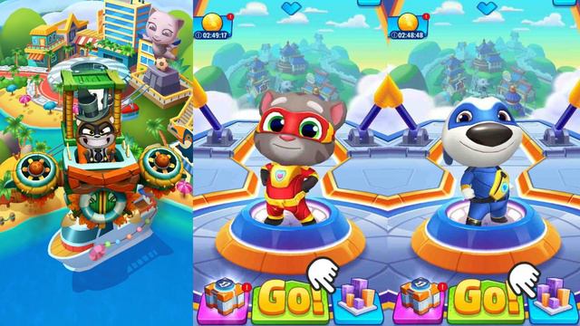 Talking Tom Hero Dash - Discover All The Heroes - New ULTRAHERO - All BOSSES Superworld