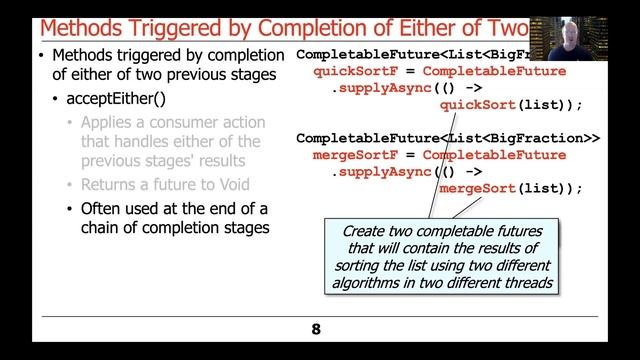 Advanced Java CompletableFuture Features: Two Stage Completion Methods (Part 2) смотреть онлайн
