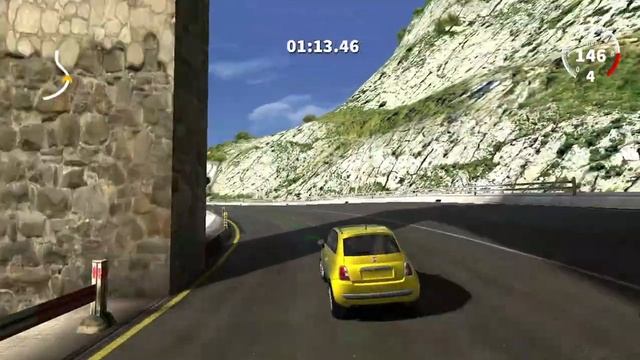 Solo Qualifier Race in Yellow Fiat 500 смотреть онлайн