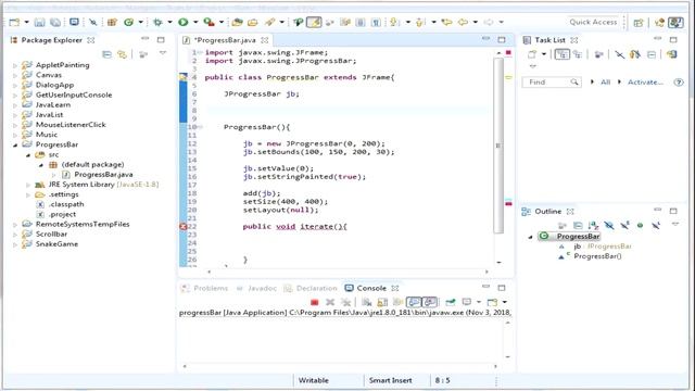 How To: Create A Progress Bar In Java смотреть онлайн