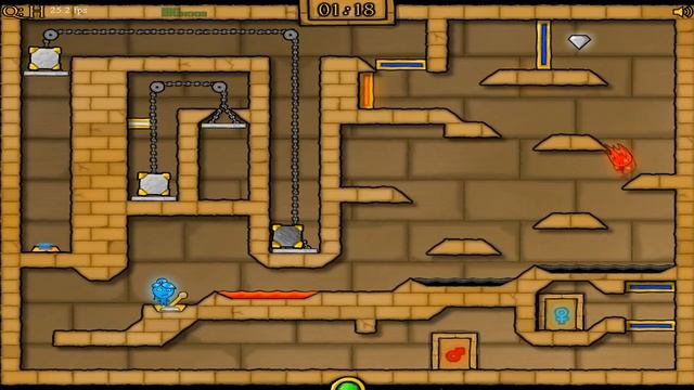 Fireboy and Watergirl 2 The Light Temple Walkthrough - All Levels 1-40 [Full HD] смотреть онлайн
