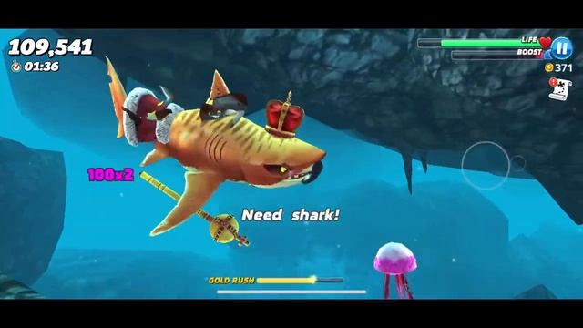 FREE TRIAL TIGER SHARK! TRY NOW!! - Hungry Shark World смотреть онлайн