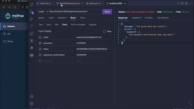 Route Vue Js Get Token (Forgot Password) смотреть онлайн