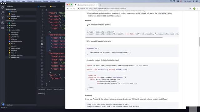 33 Installing React Native contacts || React native for beginner to advance full course смотреть онлайн