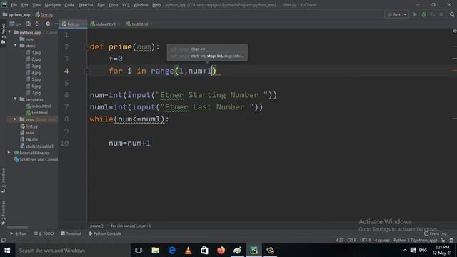 Python program to find all the prime numbers in the given range (Bangla) смотреть онлайн