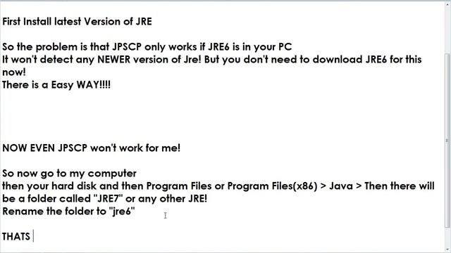 JPSCP PSP Emulator: Java Not Detected FIX! смотреть онлайн