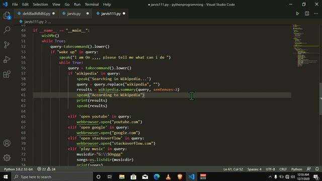 How To make "wake Up" Function in Jarvis? || #FreePythonCourse || CodingAnna смотреть онлайн