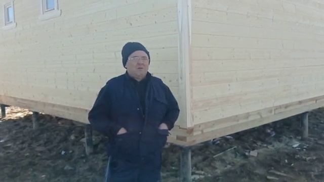 Каркасно щитовая баня 6х8, 48М², Московская область, Истринский район, деревня Подпорино смотреть онлайн